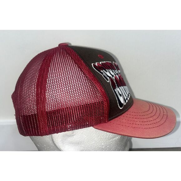 South Carolina Gamecocks Snapback Mesh Trucker Hat Top Of The World White Red - Picture 5 of 7